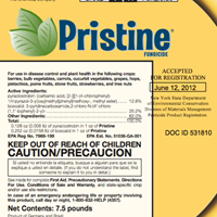 Pristine Fungicide (pyraclostrobin + boscalid)