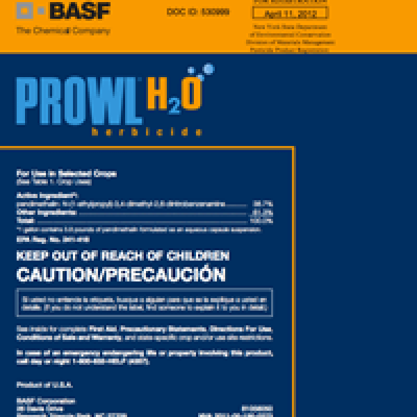 Prowl H20 Herbicide (pendimethalin)